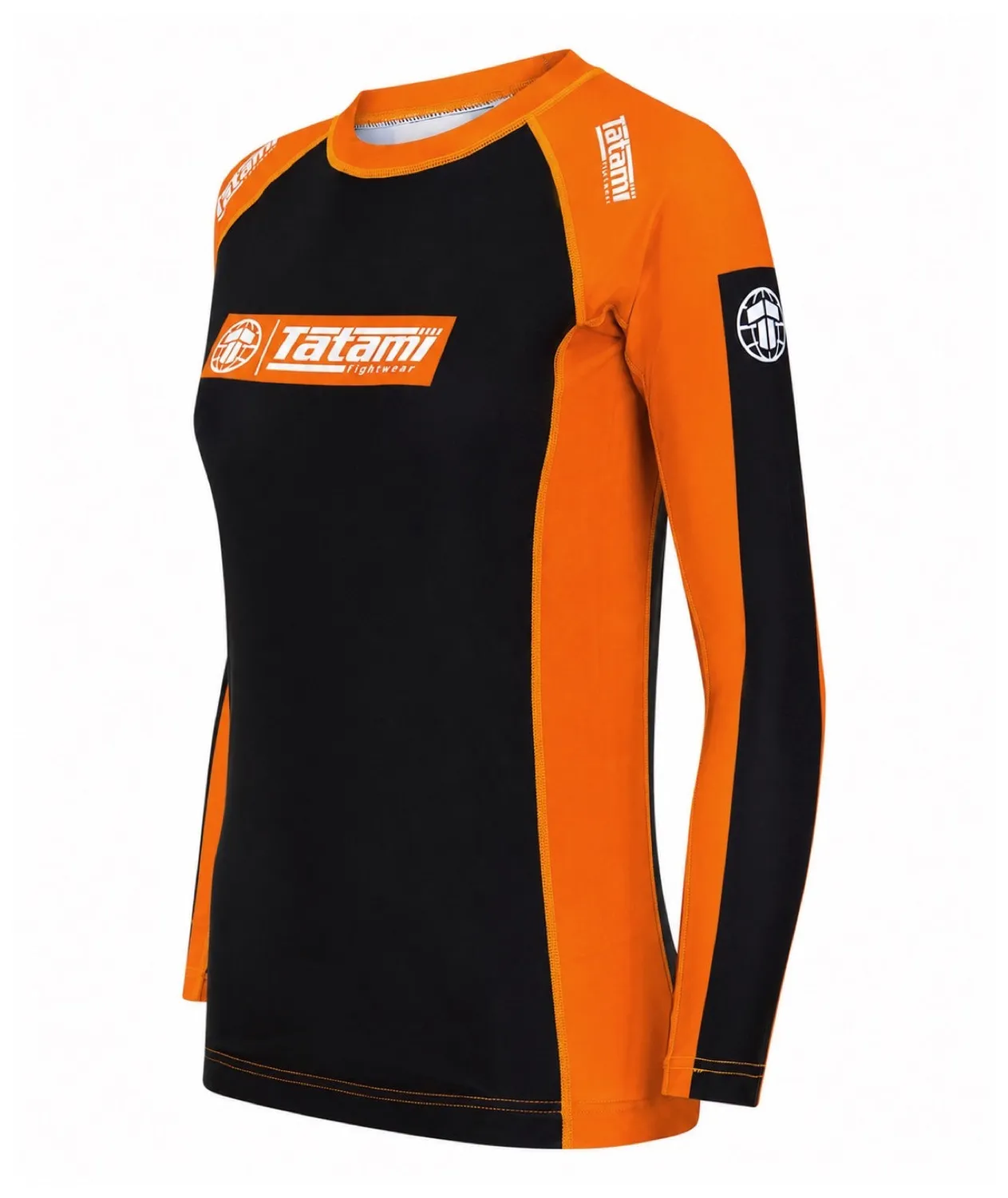 Tatami IBJJF Ranked Rash Guard arancione donna ML