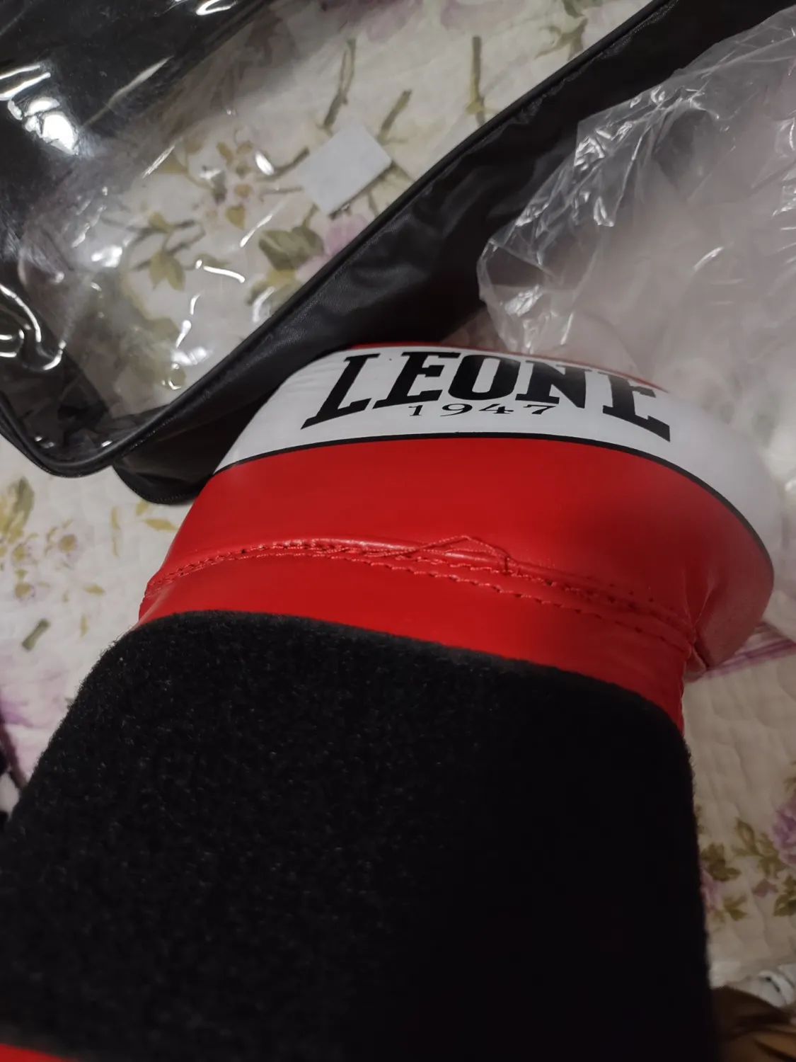 Leone1947 Shock Guantoni Boxe Pelle 10 oz Nero