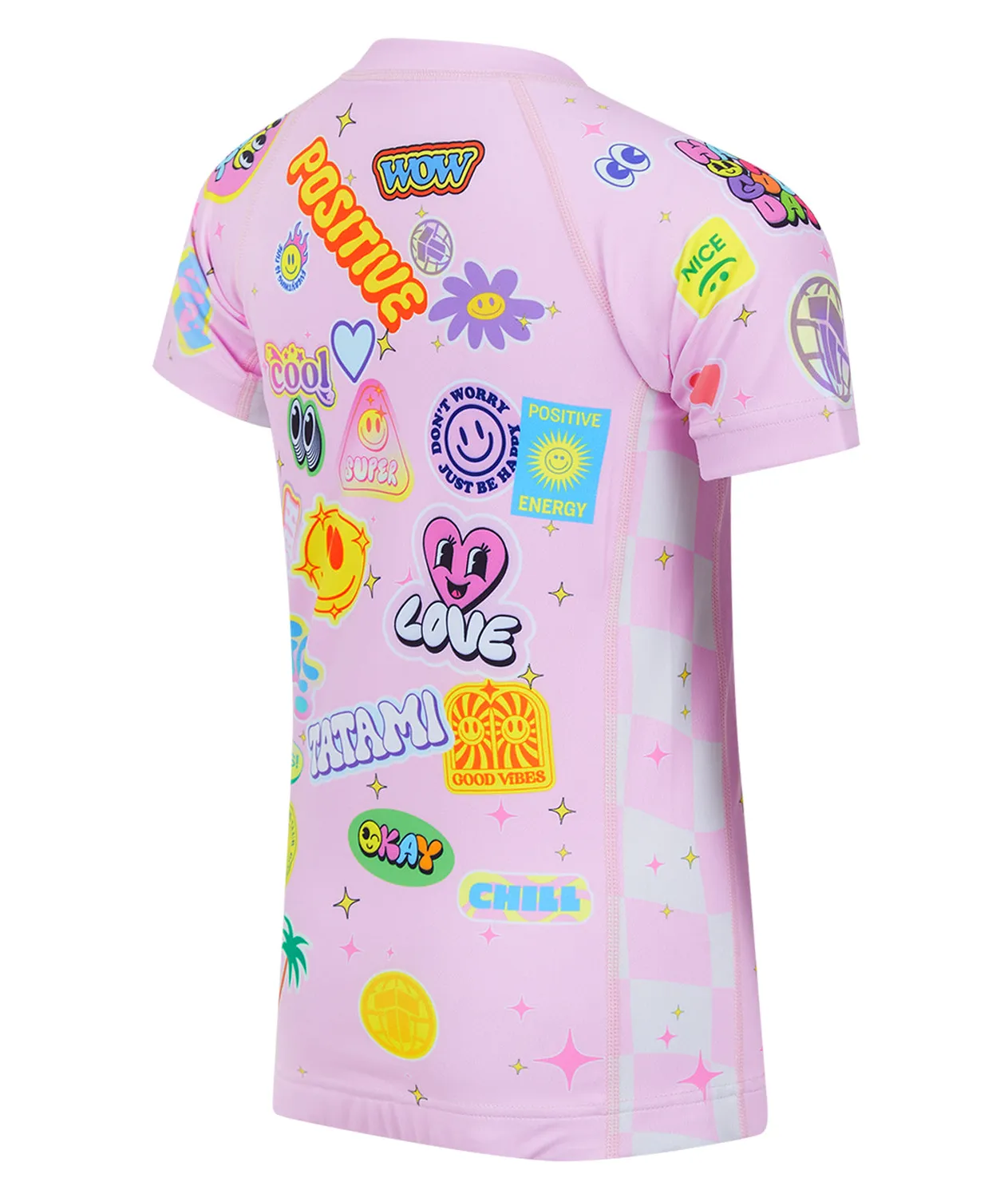 Tatami Sticker Bomb Rash Guard Bambino Manica Corta Riciclato