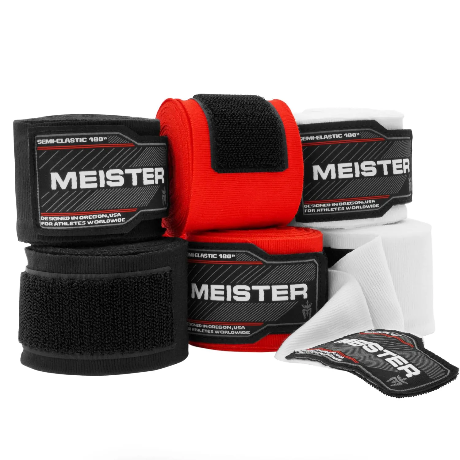 Meister Bende Semi-Elastiche 457 cm Boxe 3 Paia Nero