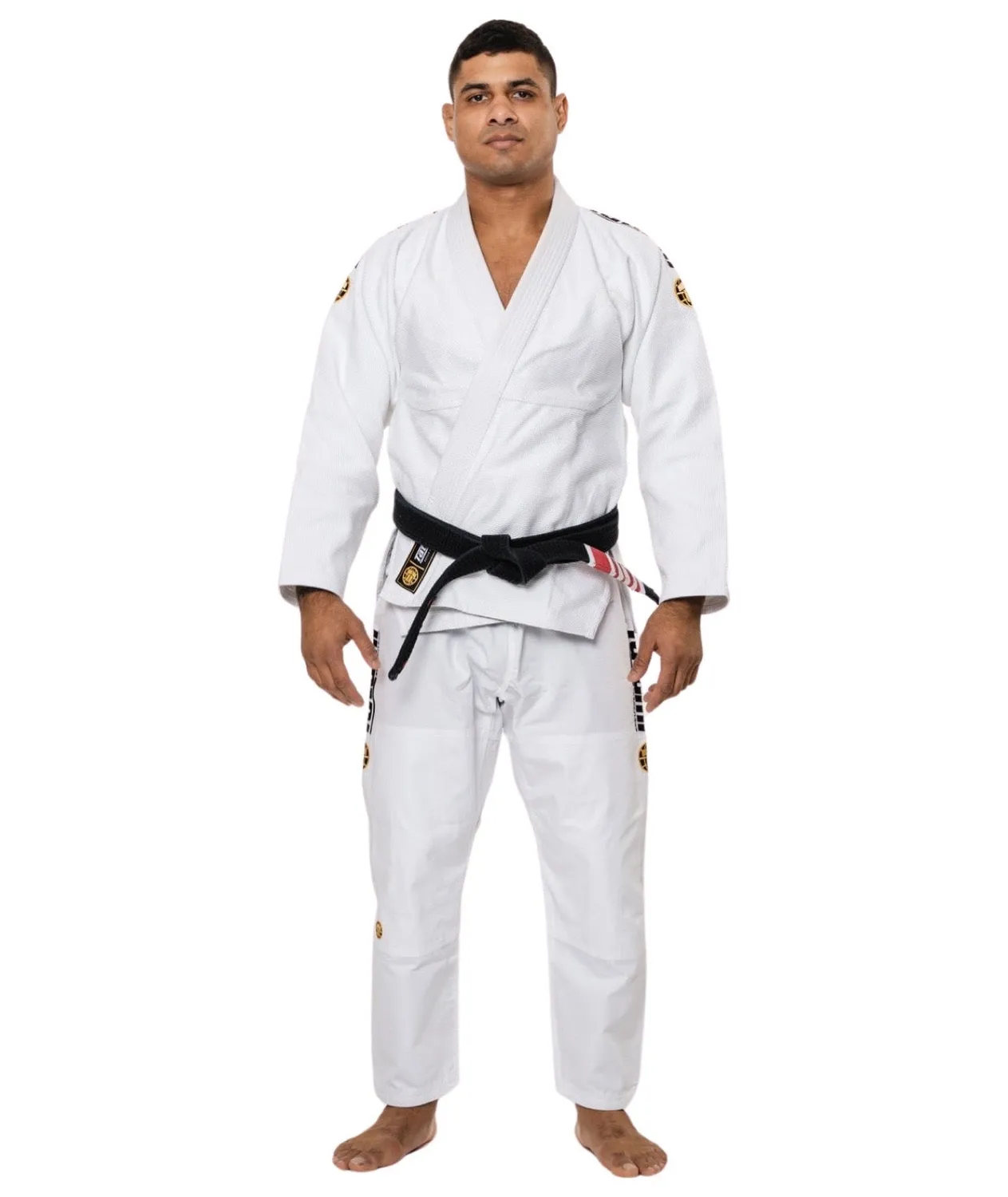 Tatami Estilo Gold Label kimono BJJ bianco pearl weave