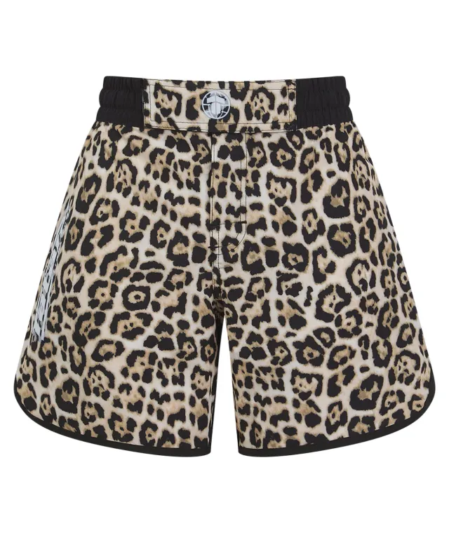 Tatami Recharged Shorts MMA Donna Leopard riciclati