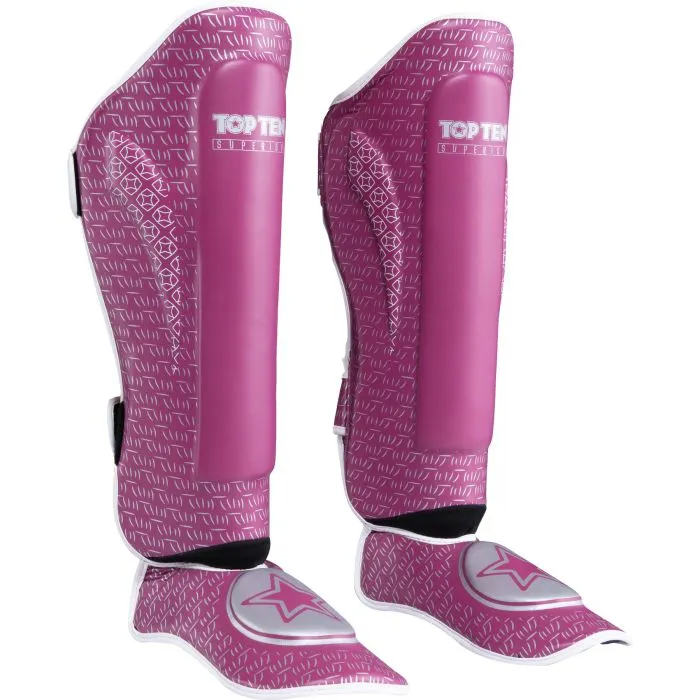 TOP TEN Superior paratibie kickboxing imbottiti