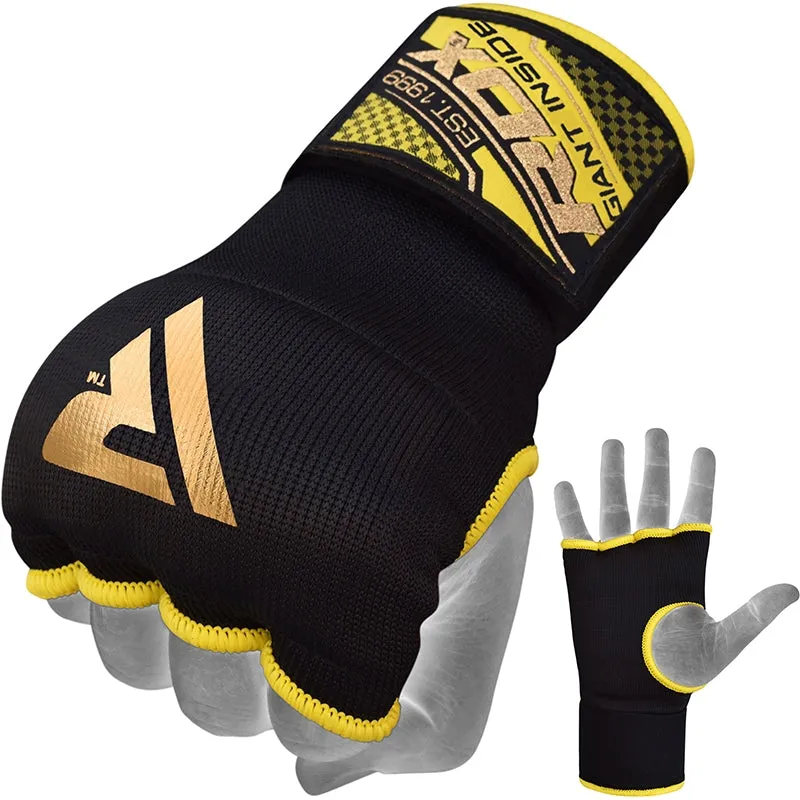 RDX 75cm sottoguanti boxe gel polso rossi