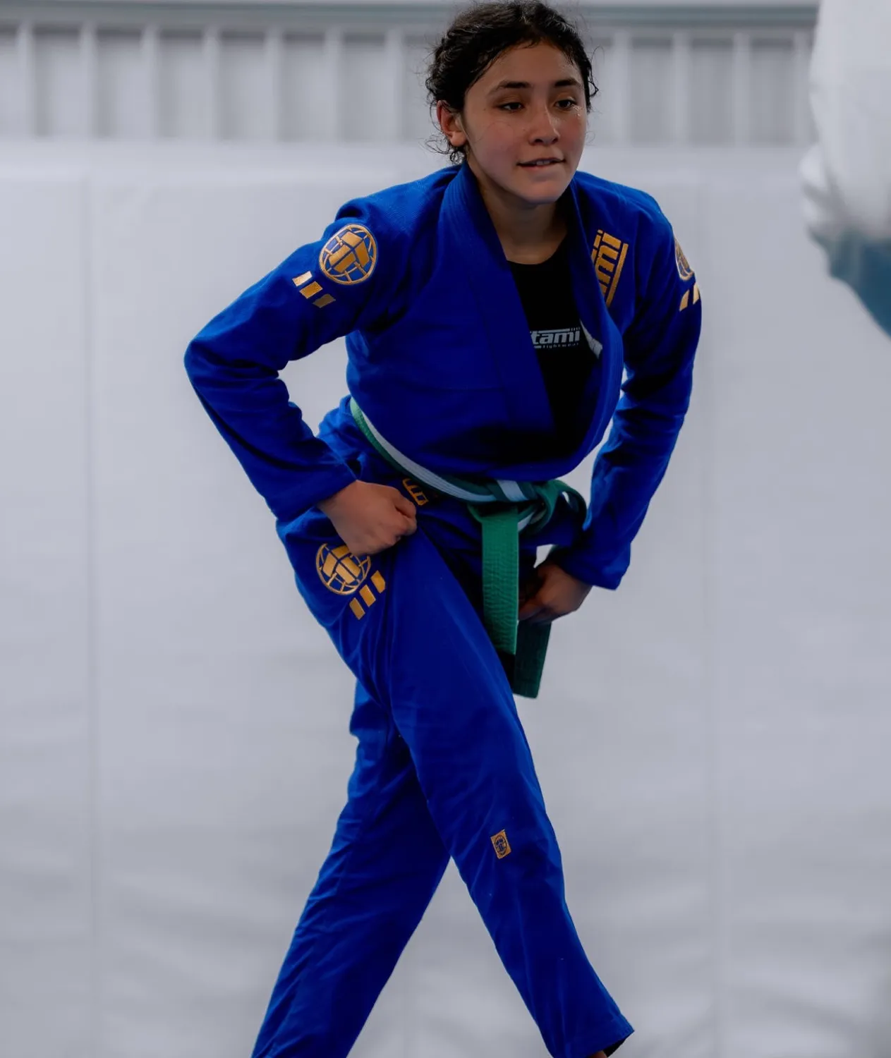Tatami Pro Series Kimono BJJ Bambino Blu Oro