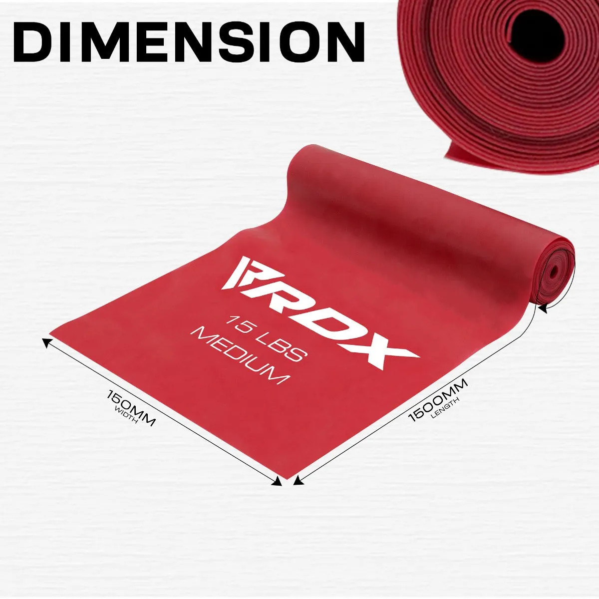 RDX B1 bande elastiche TPE set 3 resistenze leggere