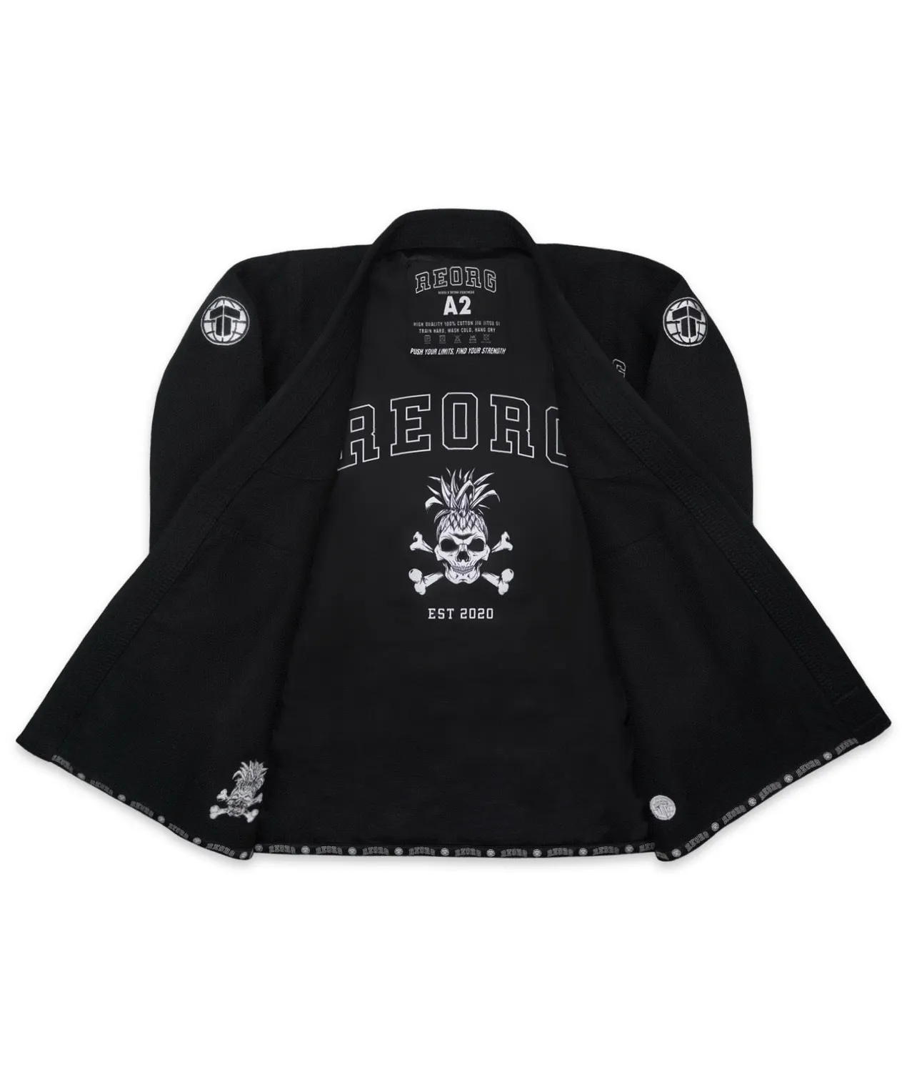 Tatami Reorg Varsity kimono BJJ nero 375 gsm