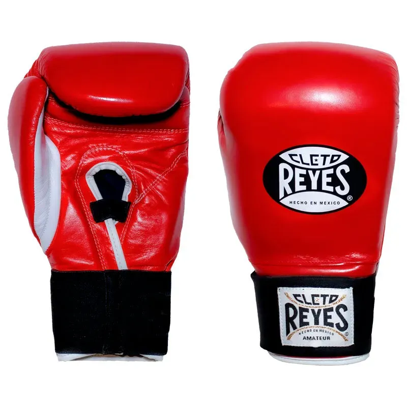Cleto Reyes Amateur guanti boxe 10 oz rossi pelle