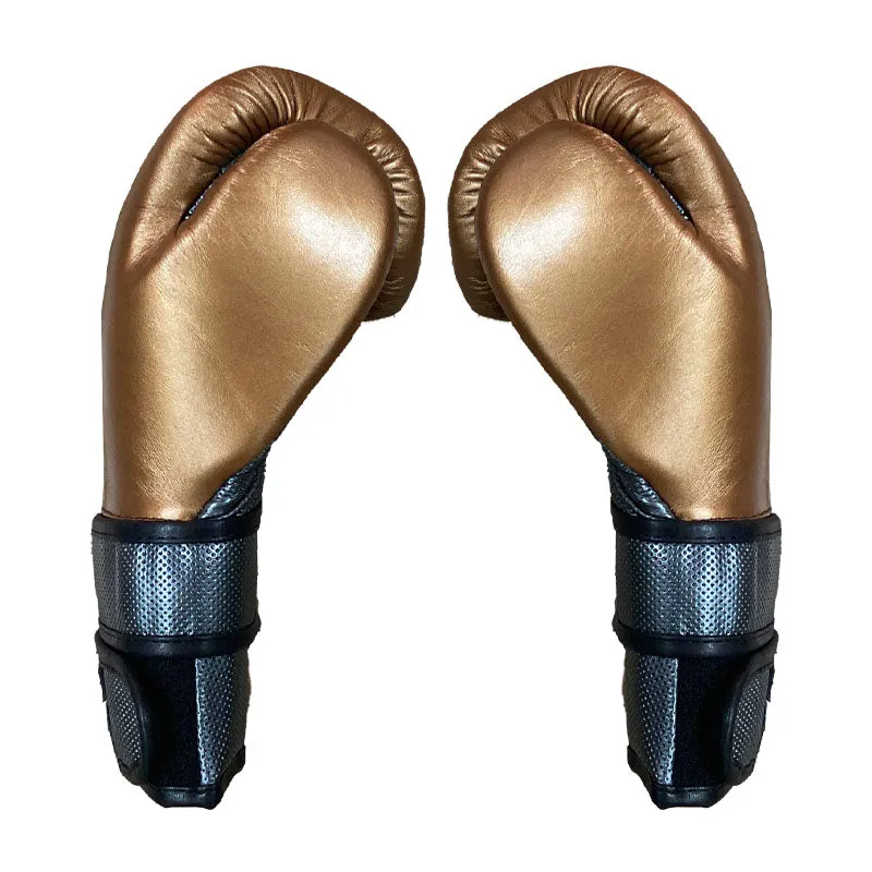 Cleto Reyes Heros 500 guanti boxe cuoio 14 oz neri onice