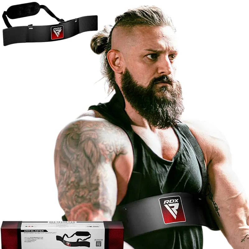 RDX T2 Isolatore Bicipiti Arm Blaster Nero Ergonomico