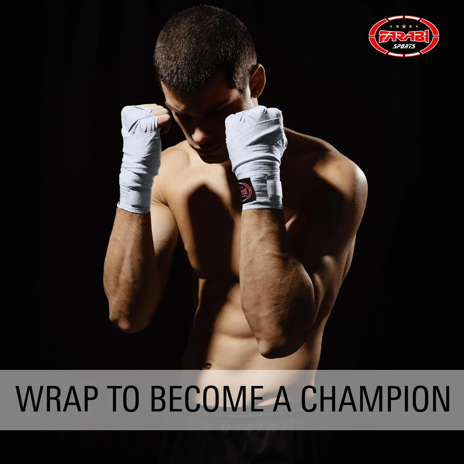 Farabi fasce boxe 380 cm elastiche traspiranti