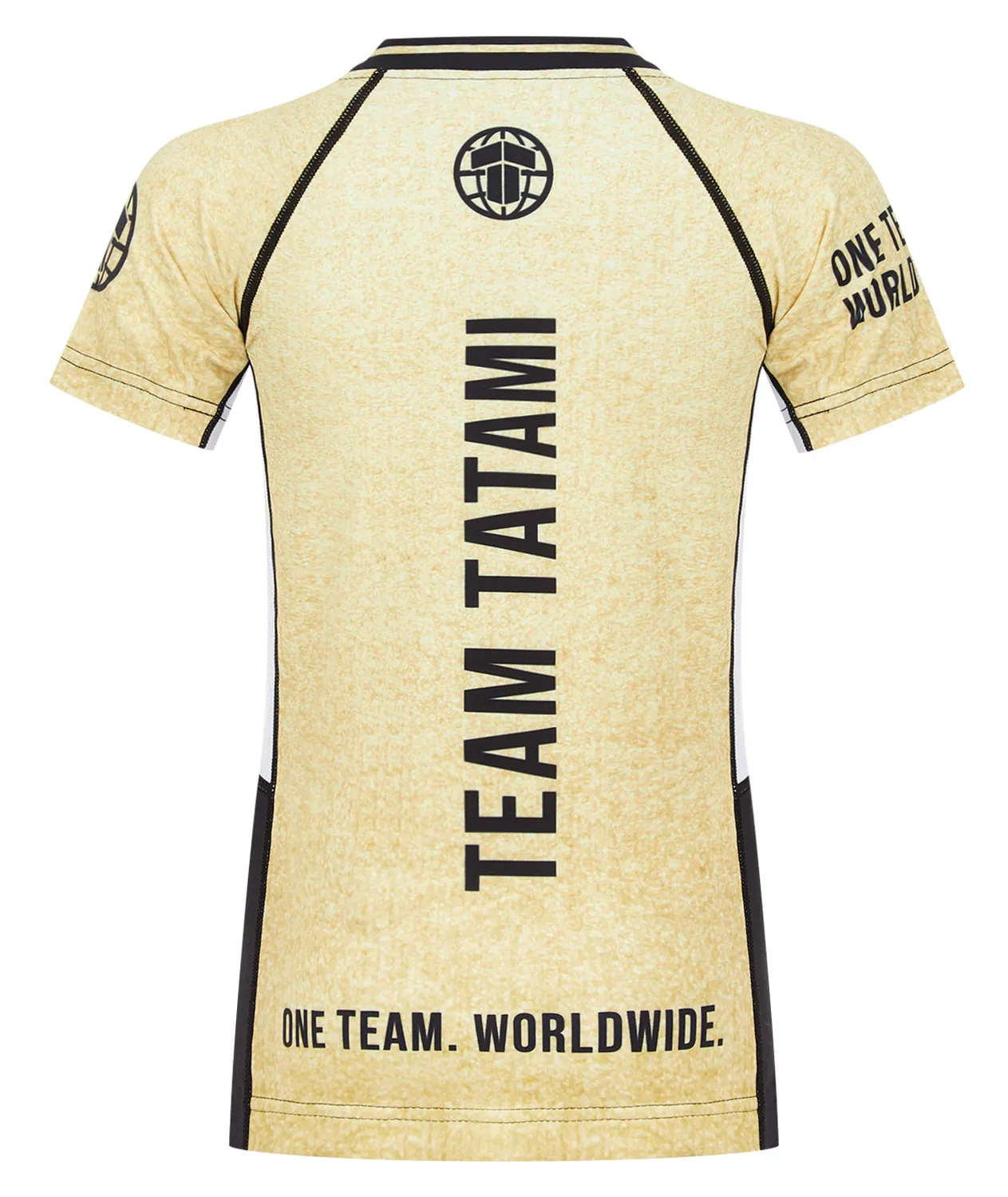 Tatami Fightwear Team rash guard bambino maniche corte oro