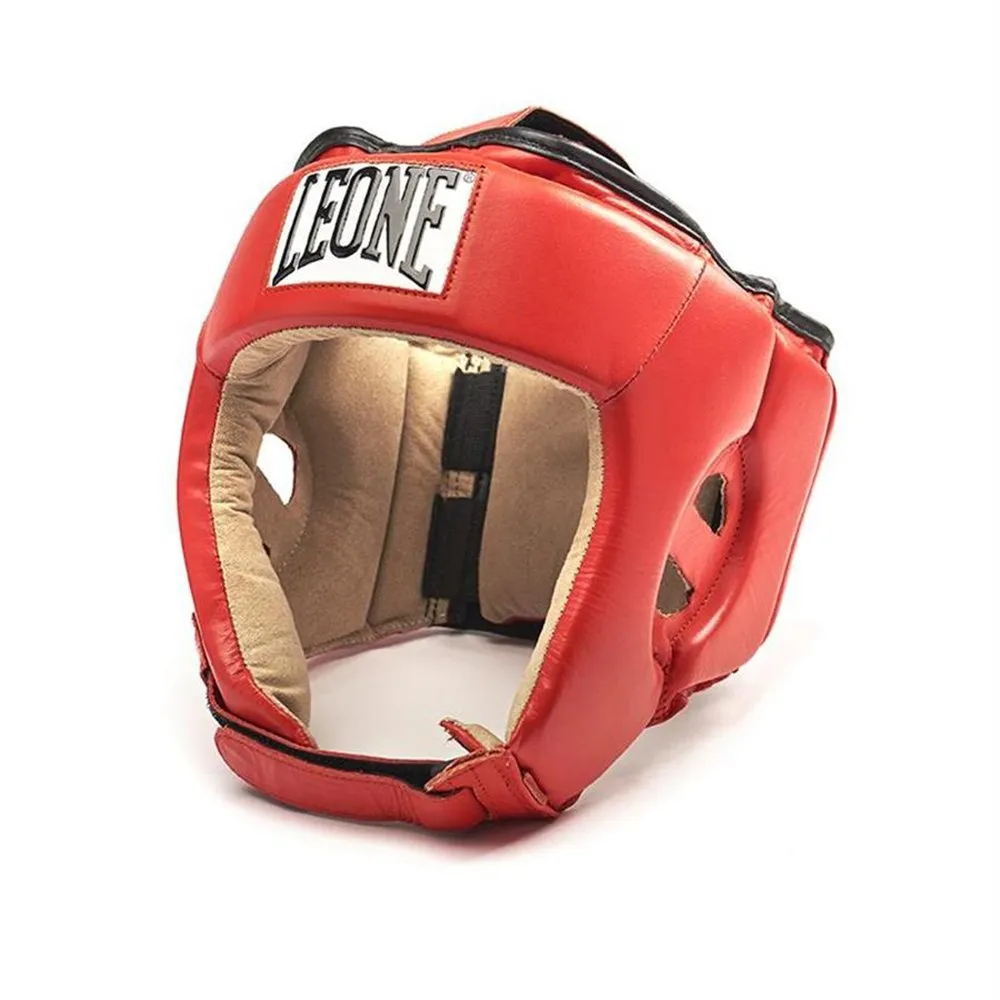 Leone 1947 Contest Casco Boxe Blu L Pelle Protezione
