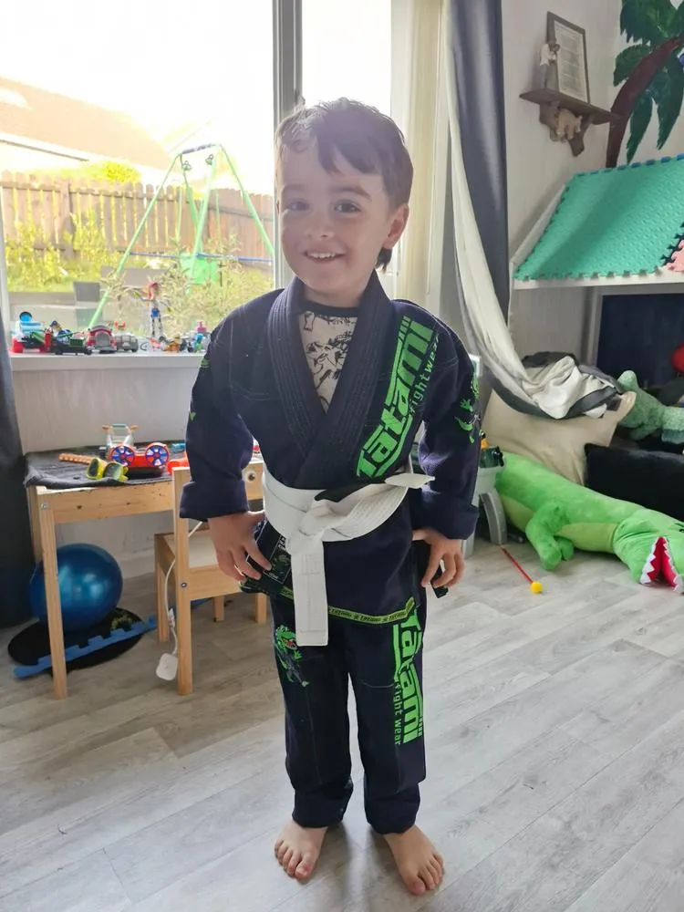 Tatami Meerkatsu Animal kimono BJJ bimbo viola farfalla cintura inclusa