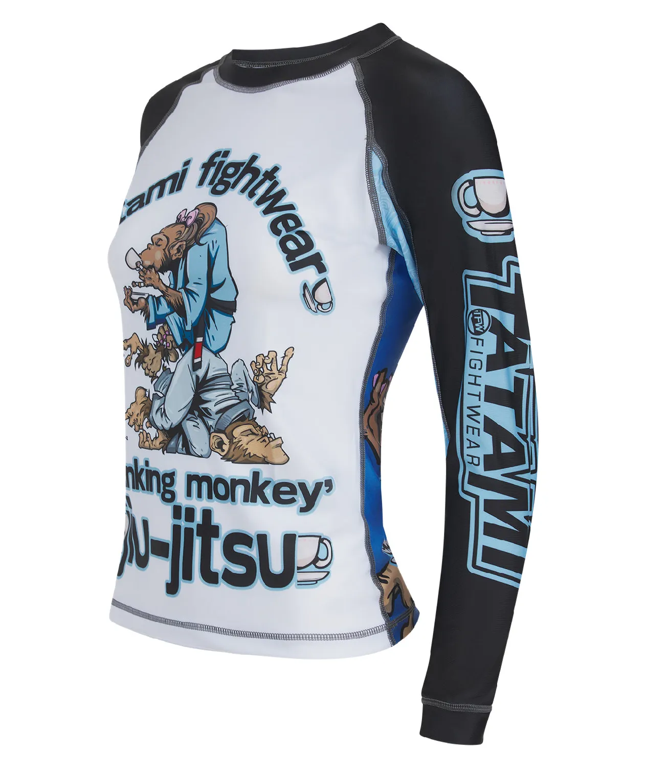 Tatami Drinker Monkey rashguard donna maniche lunghe