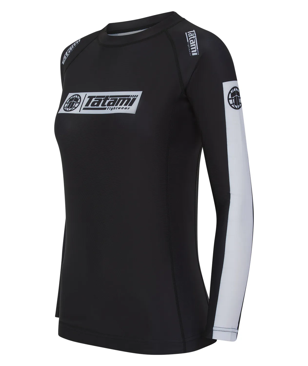 Tatami IBJJF Rash Guard Donna Manica Lunga Nera Cintura