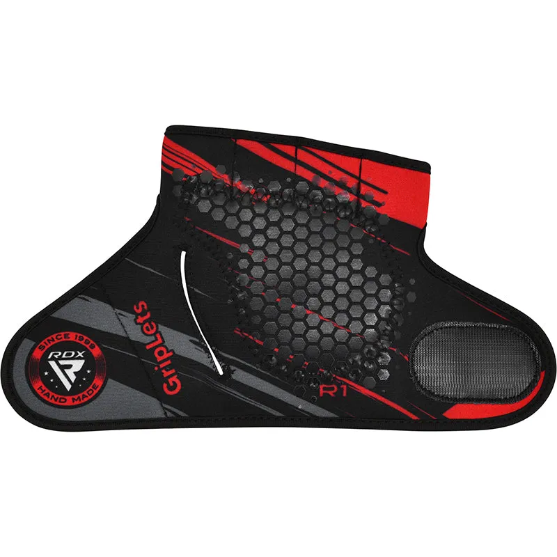 RDX R1 Prese Palestra Neoprene Rosse Grip Silicone