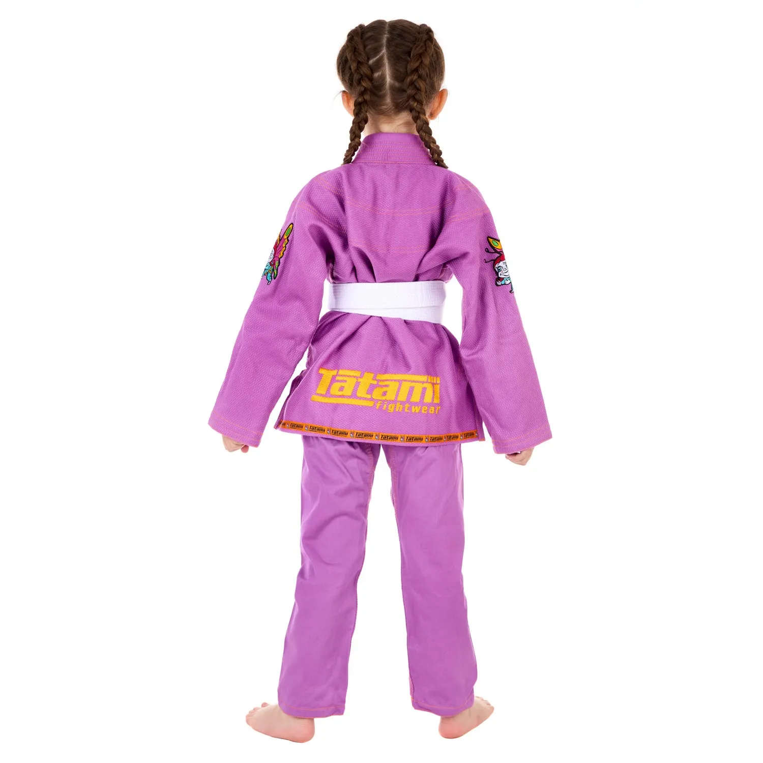 Tatami Meerkatsu Animal kimono BJJ bimbo viola farfalla cintura inclusa