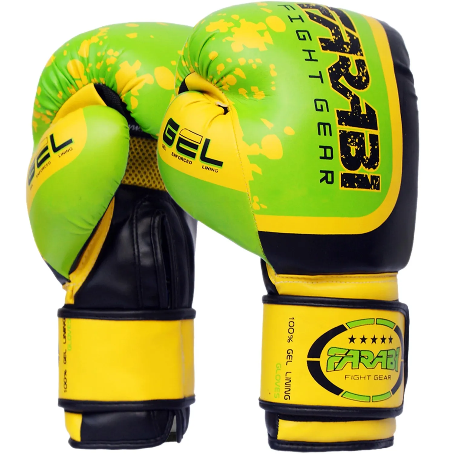 Farabi Guantoni Boxe Verde Ventilati Sparring