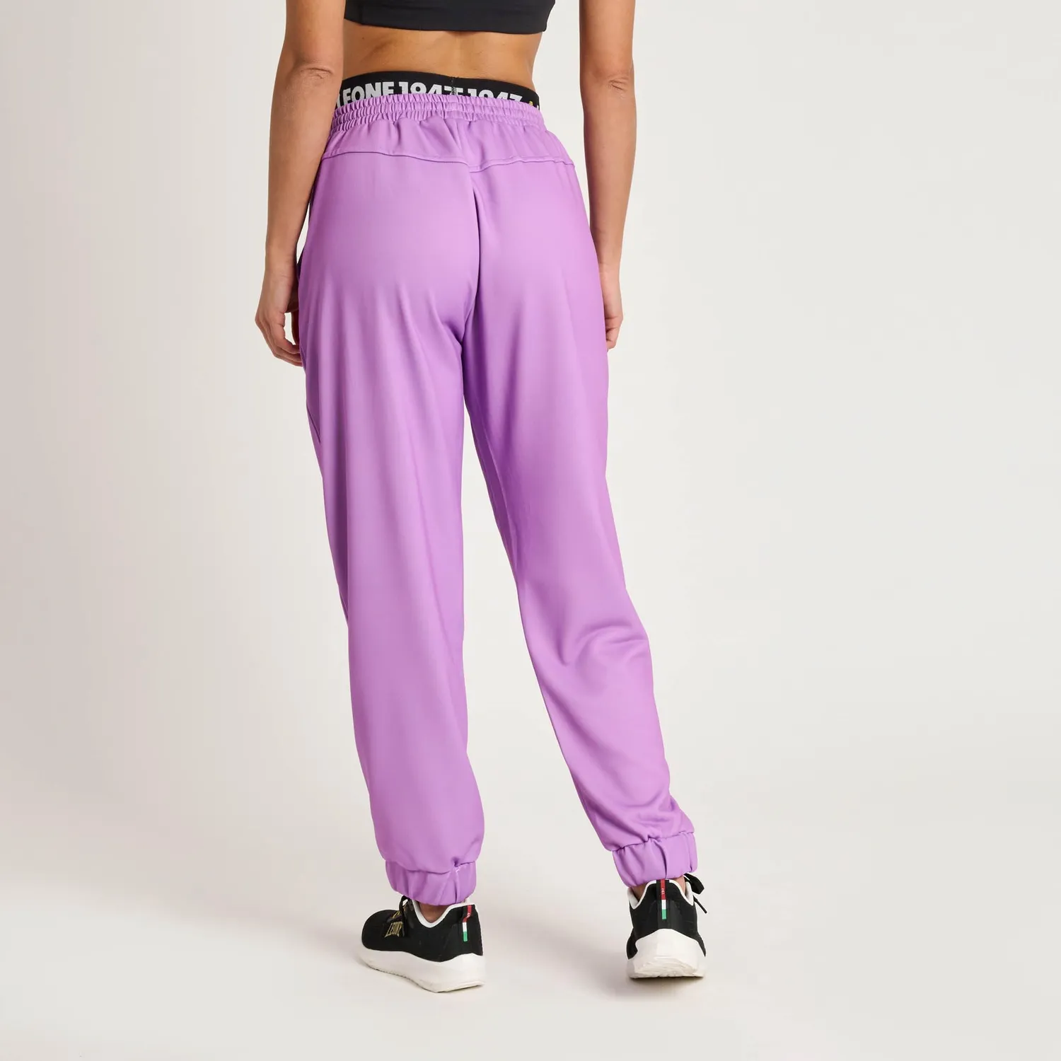 Leone1947 ABX214 pantalone tuta donna violetto jogger