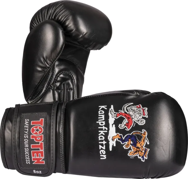 TOP TEN Kampfkatzen guanti boxe poliuretano IMF