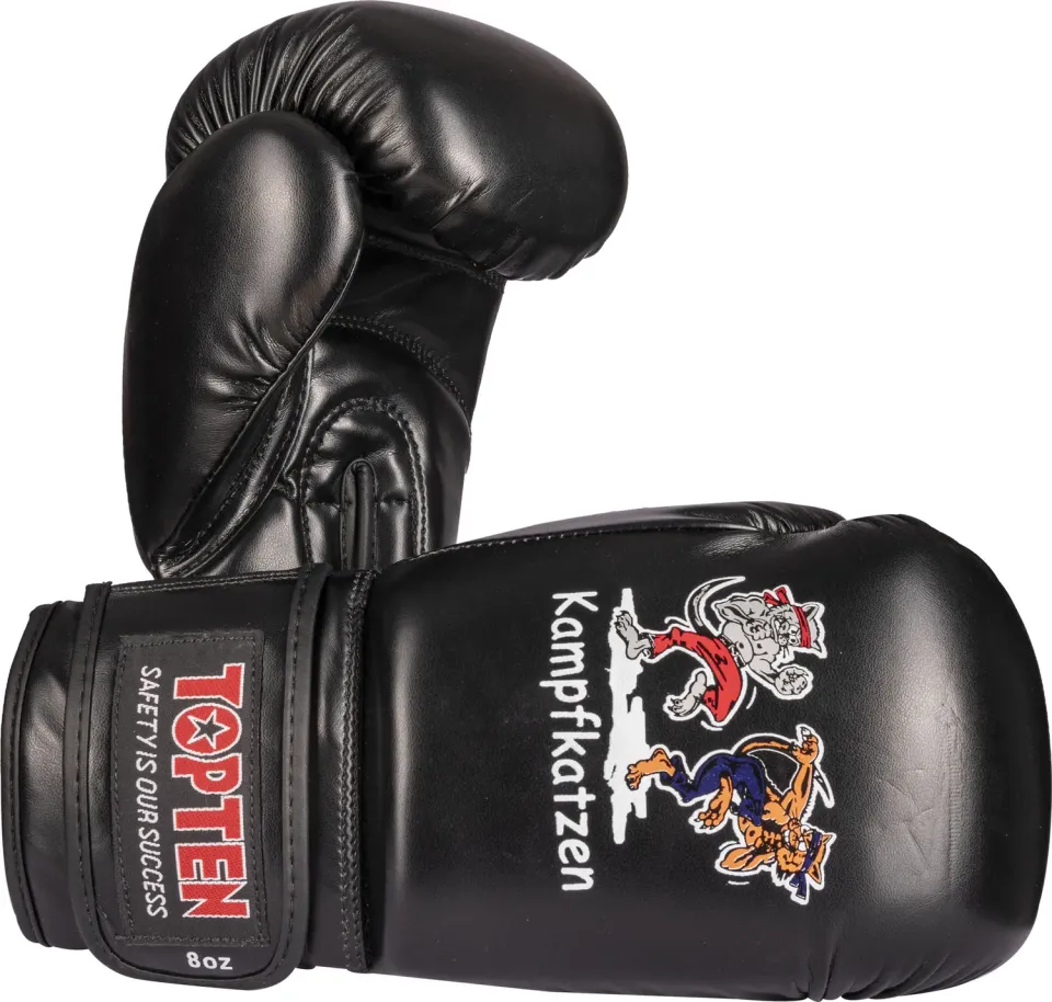 TOP TEN Kampfkatzen guantoni boxe nero IMF
