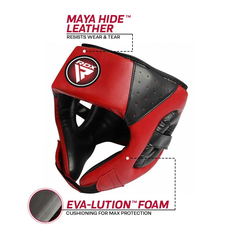 RDX F1 Casco Boxe Bambini Rosso Protezione Leggera