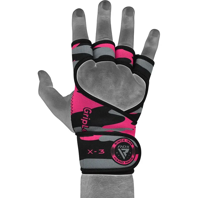 RDX X3 Prese Palestra Donna Rosa Antiscivolo