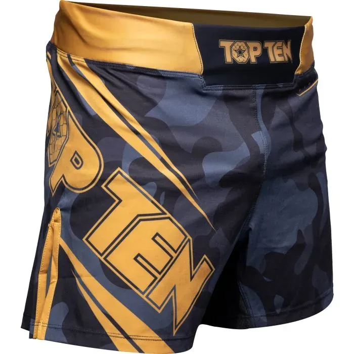 TOP TEN Superior Black Force shorts MMA camouflage