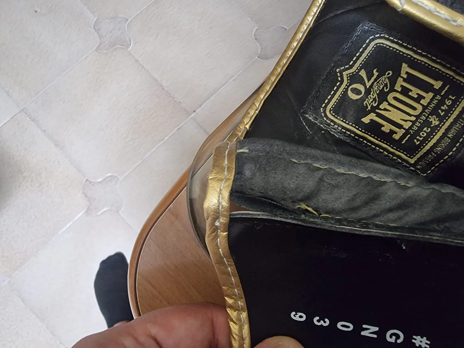 Leone 1947 Italy'47 guantoni boxe 14 oz pelle