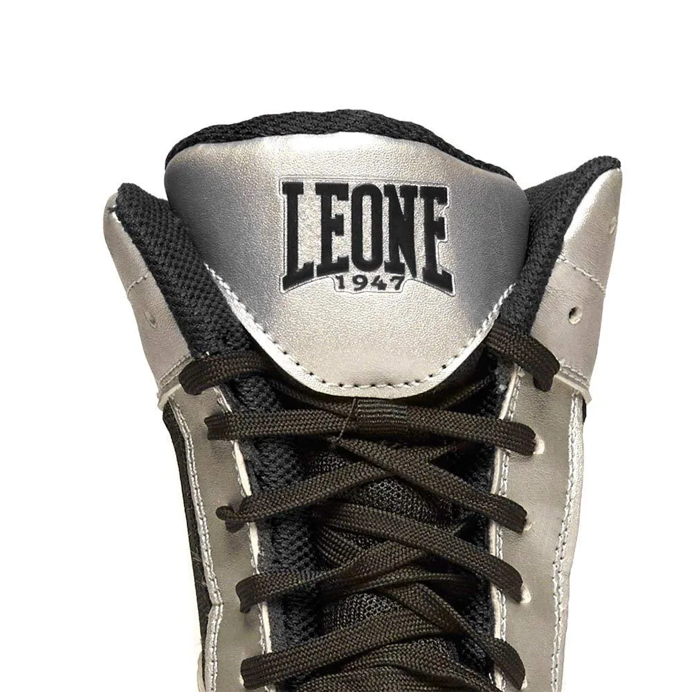 Leone1947 Legend stivaletti da boxe argento 40 EU antiscivolo