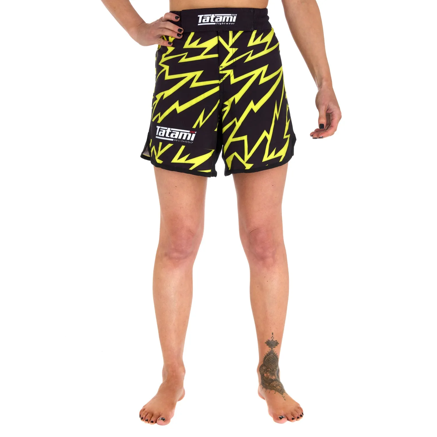 Tatami Fightwear Recharge Bolt shorts grappling donna