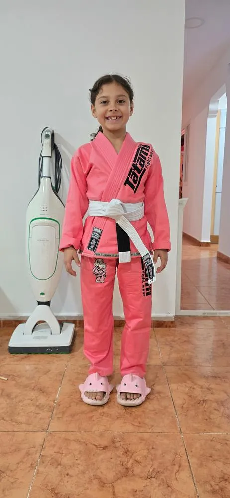 Tatami Meerkatsu Animal kimono BJJ bimbo viola farfalla cintura inclusa