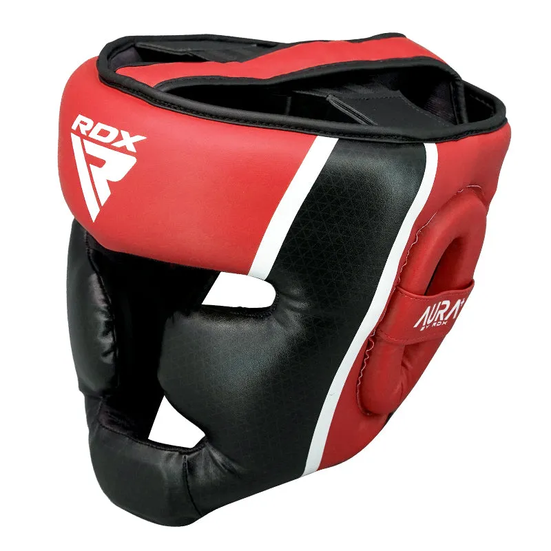 RDX Aura Plus T-17 Caschetto boxe pelle