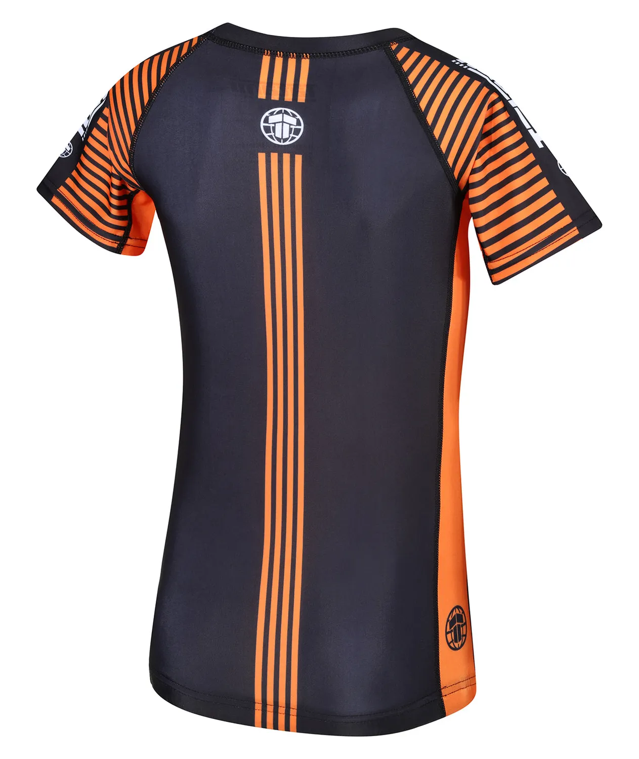 Tatami Fightwear IBJJF Ranked Rash Guard Bambino Arancione Manica Corta