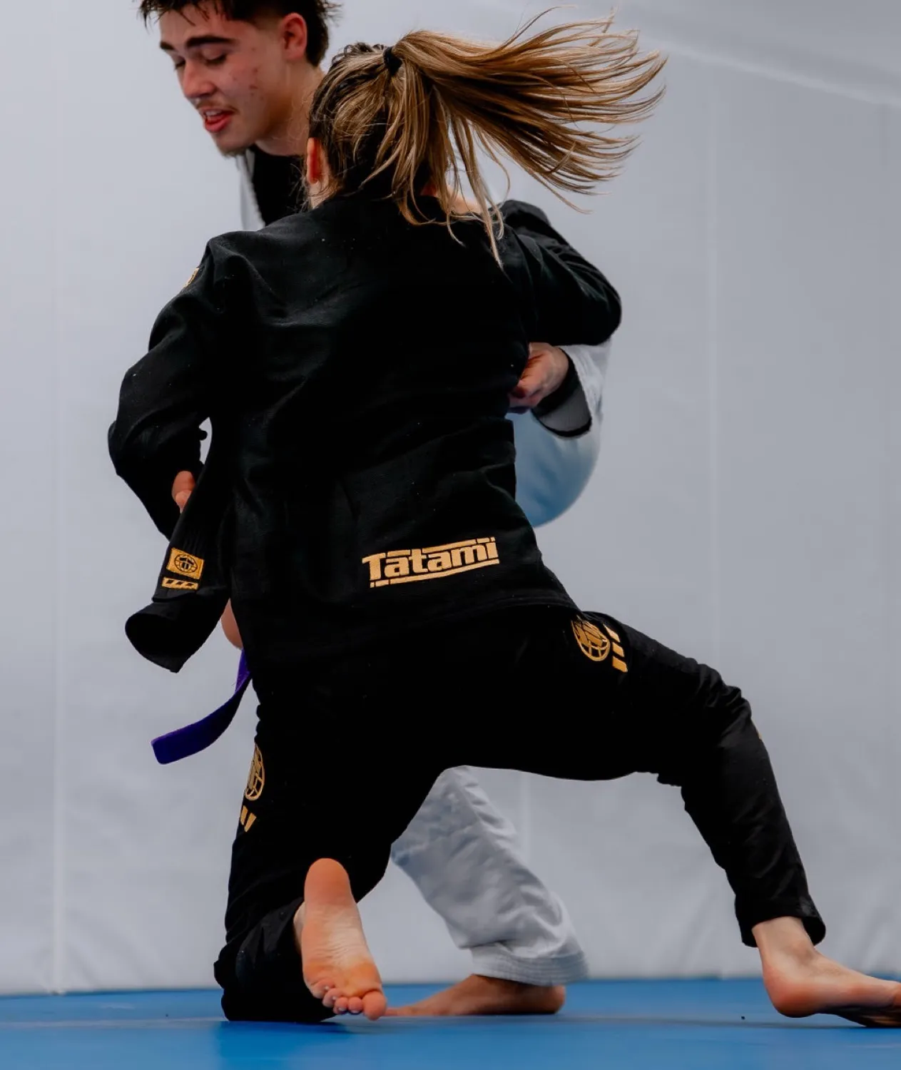 Tatami Pro Series Kimono BJJ Donna Nero Oro