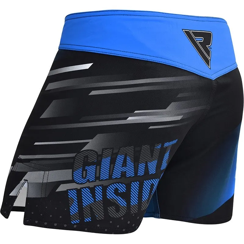RDX R10 Blaze pantaloncini MMA microfibra rossi