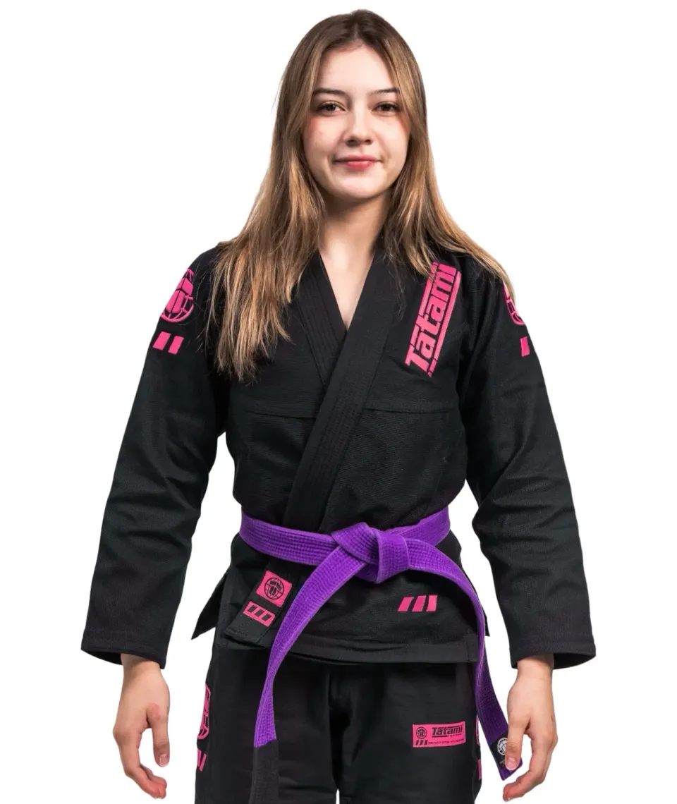 Tatami Fightwear Pro Series kimono donna nero rosa leggero