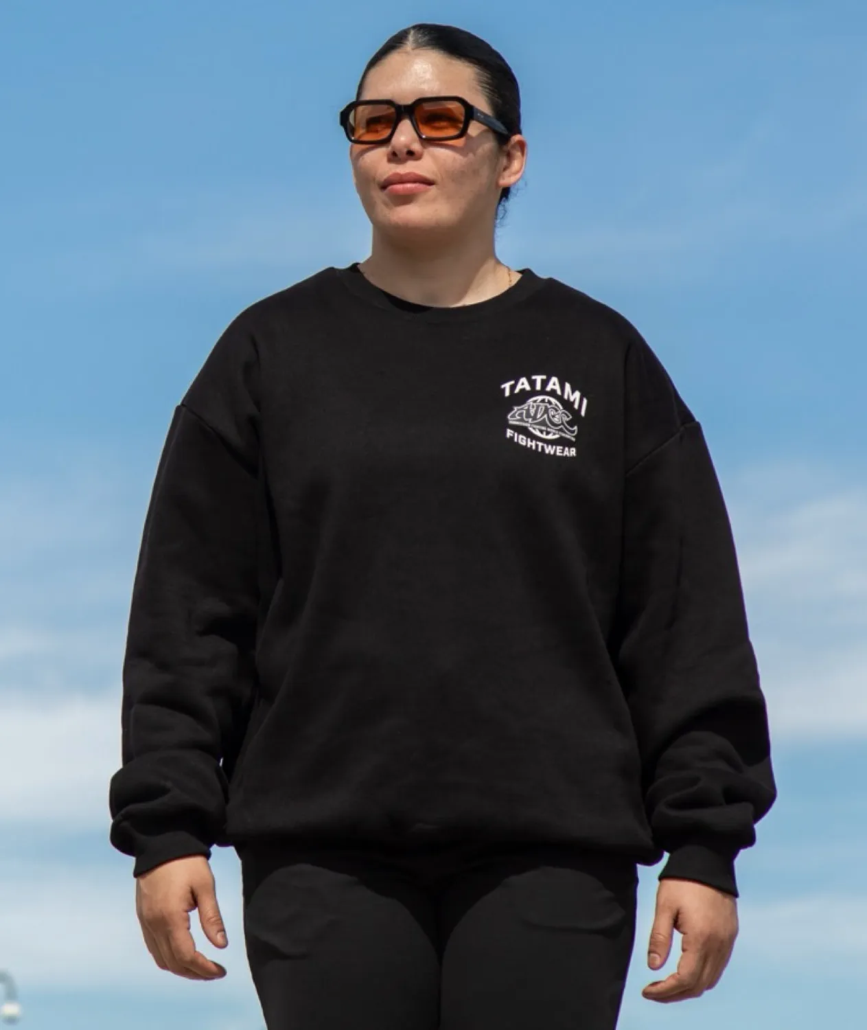 Tatami X ADCC felpa oversize nera pesante
