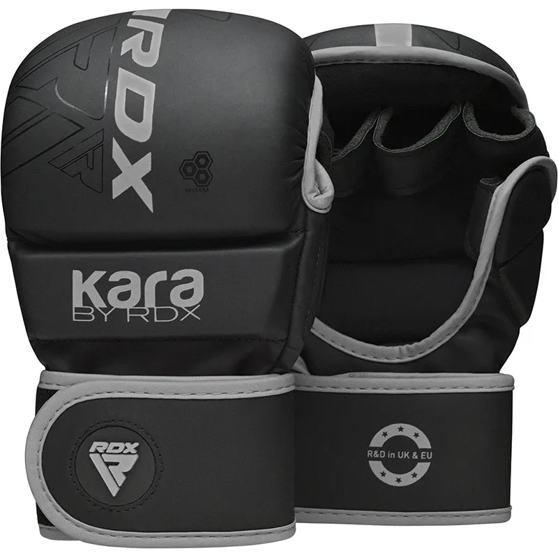 RDX F6 Kara guanti MMA sparring pelle 7oz