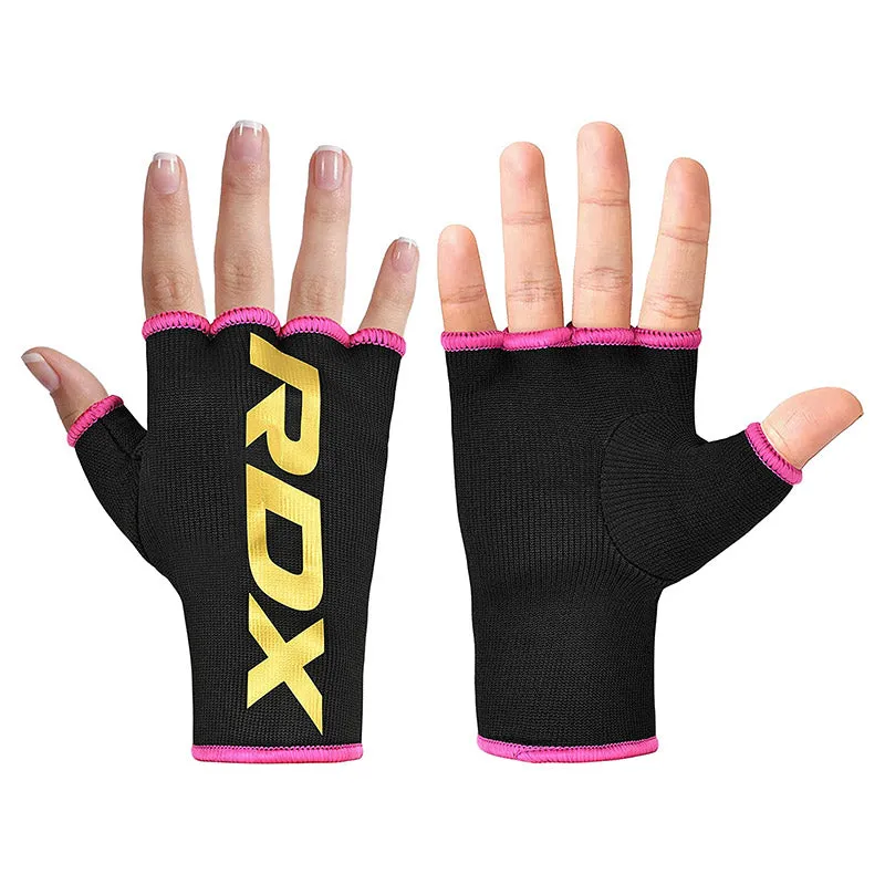 RDX BP Guanti Interni Fasce Mani Rosa S