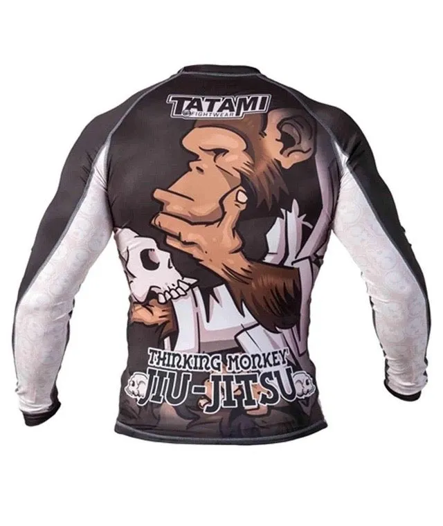 Tatami Thinker Monkey rash guard maniche lunghe grafica