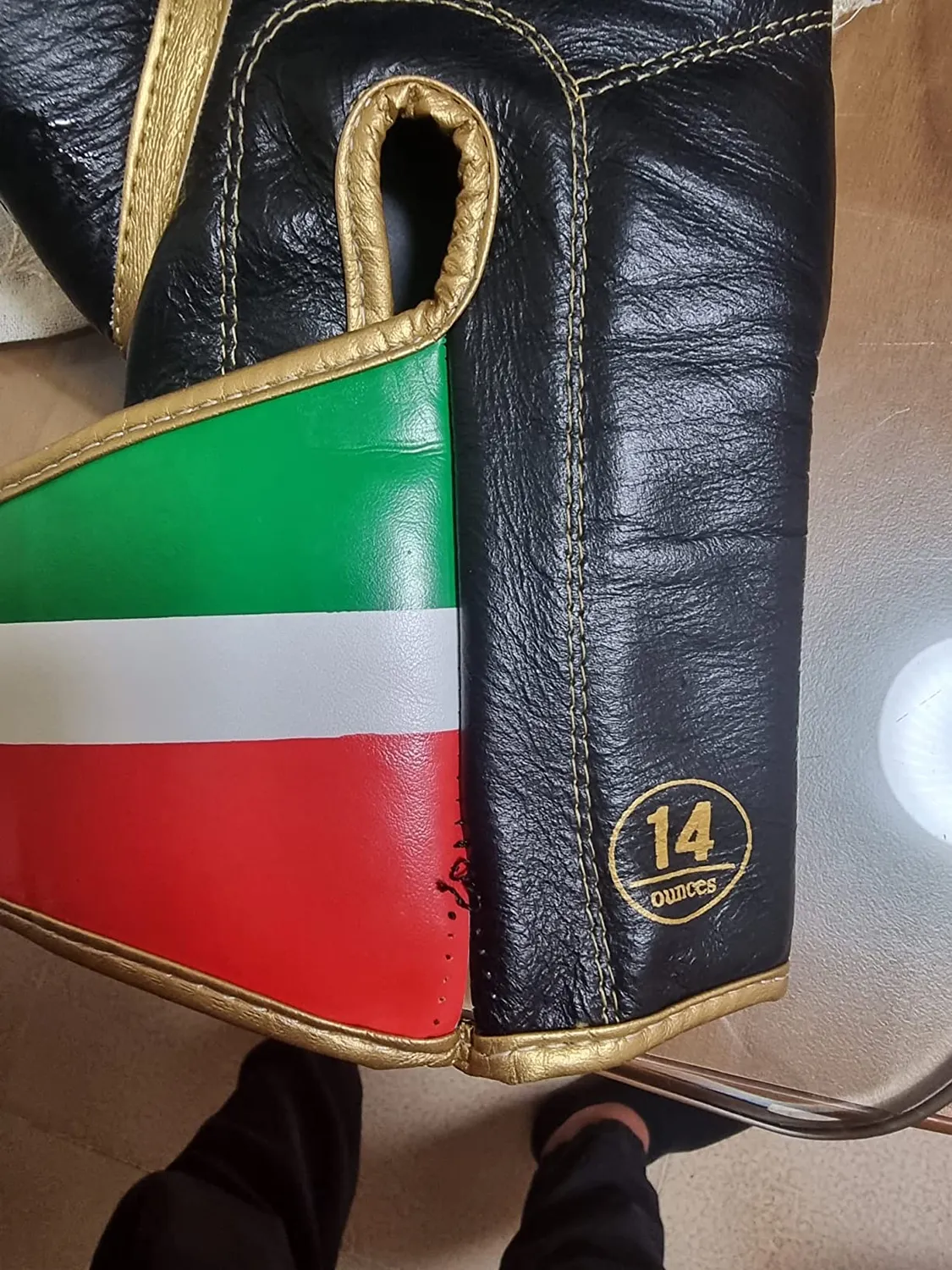 Leone 1947 Italy'47 guantoni boxe 14 oz pelle