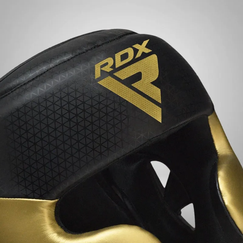 RDX L1 Mark casco boxe full face dorato protezione