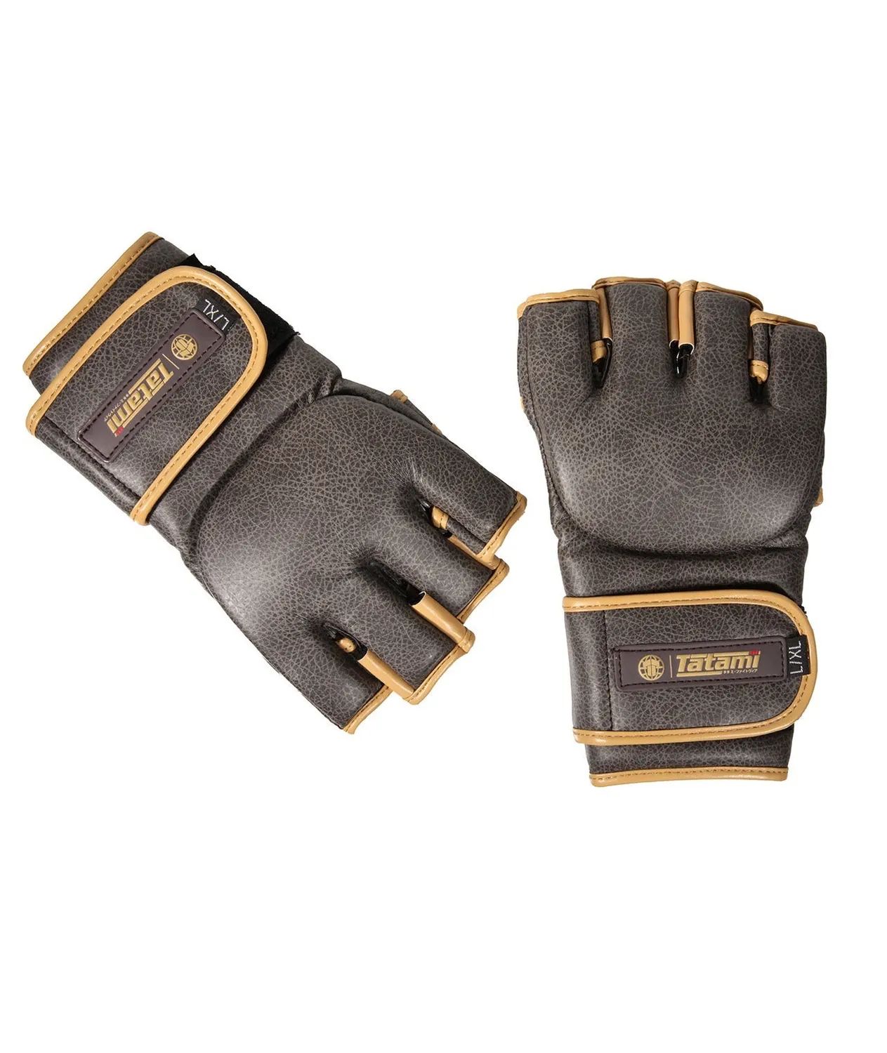 Tatami Origin guanti MMA 6oz grigio sparring palmo aperto