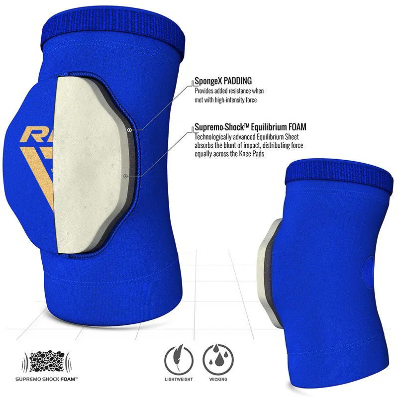 RDX K1 Ginocchiera Muay Thai MMA Gel Certificata CE