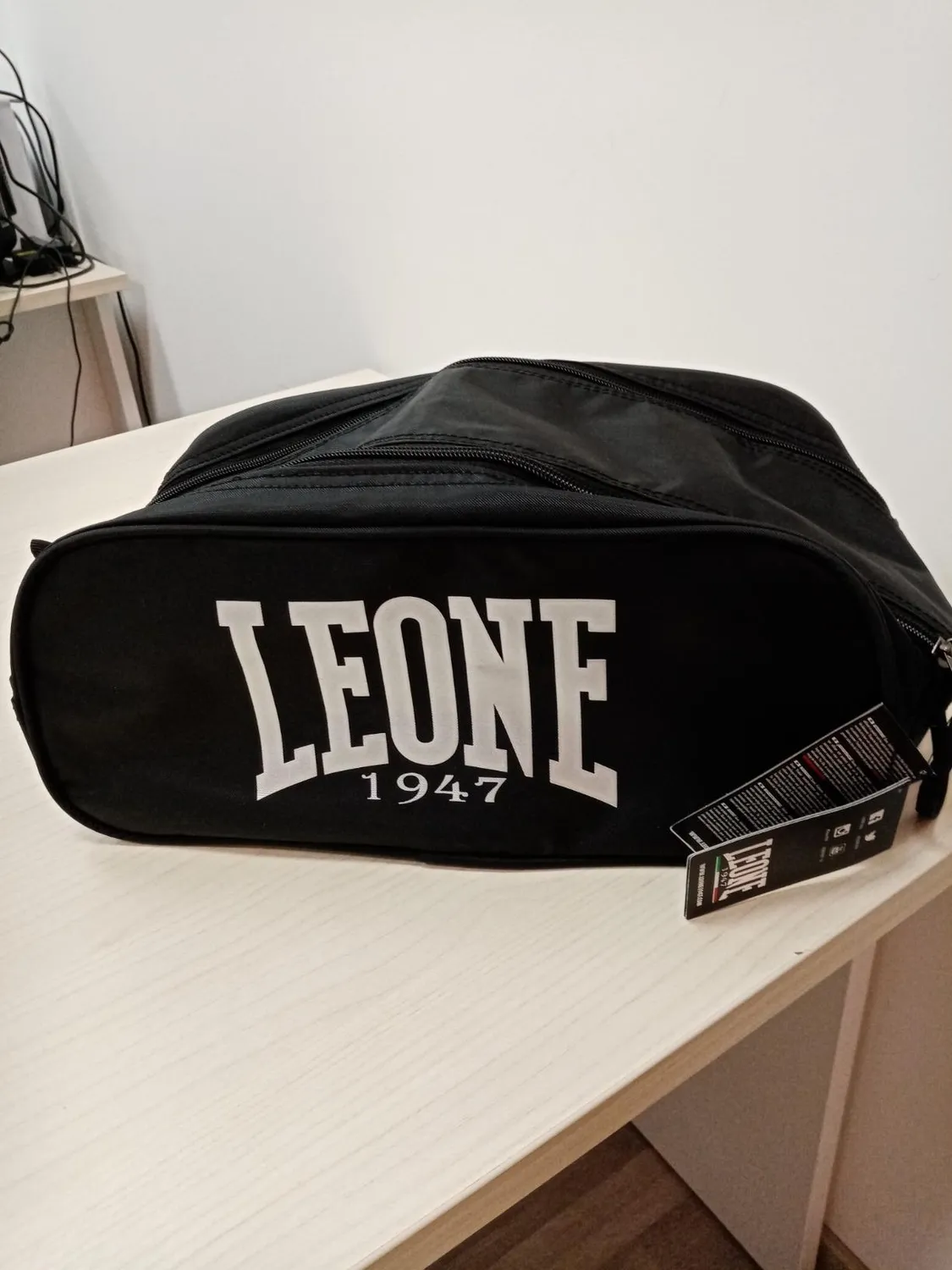 Leone1947 AC932 Borsa Porta Guanti Nera Unica