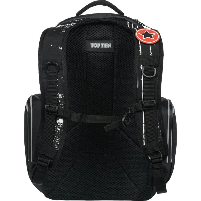 TOP TEN Cool Fighter zaino nero 52,5x33x17cm PVC