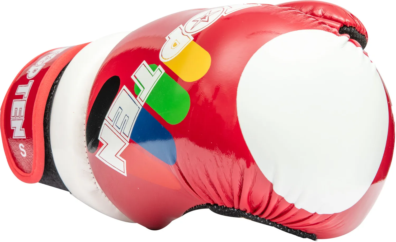 TOP TEN Glossy Block Taekwondo guanti mani aperte