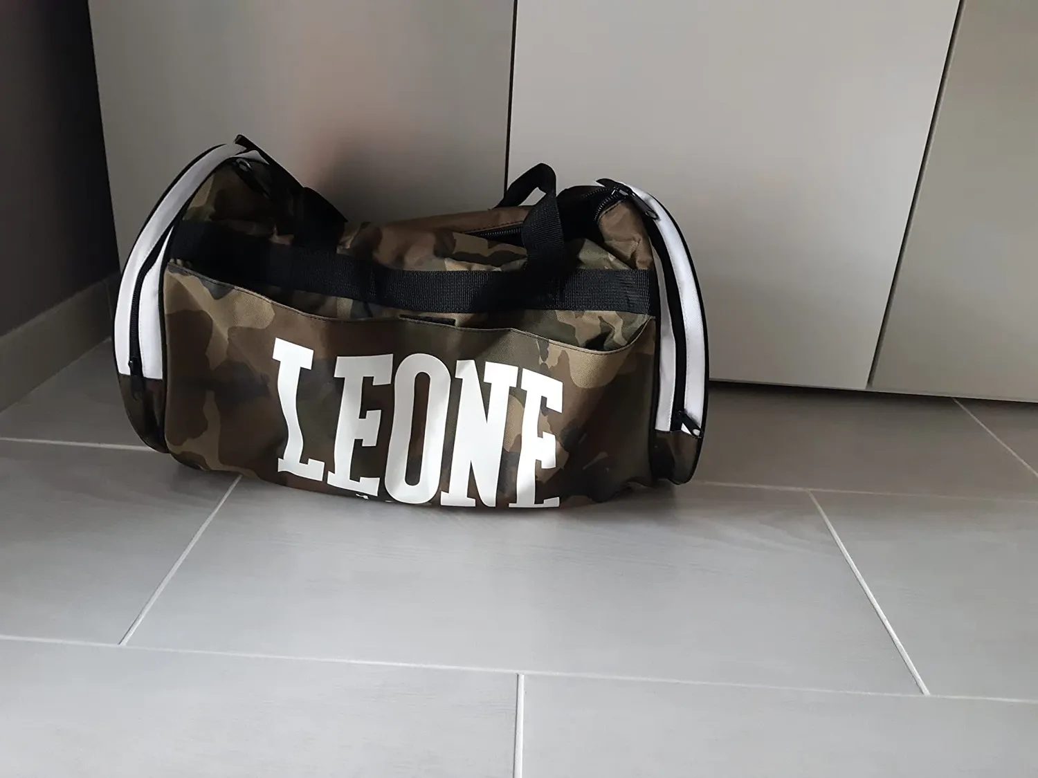 Leone1947 Camouflage Borsone Sportivo Verde 45 Litri
